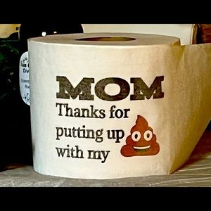 Custom image Mother’s Day toilet paper.